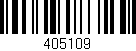 Código de barras (EAN, GTIN, SKU, ISBN): '405109'