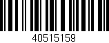 Código de barras (EAN, GTIN, SKU, ISBN): '40515159'