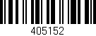 Código de barras (EAN, GTIN, SKU, ISBN): '405152'