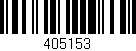 Código de barras (EAN, GTIN, SKU, ISBN): '405153'