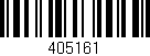 Código de barras (EAN, GTIN, SKU, ISBN): '405161'