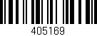 Código de barras (EAN, GTIN, SKU, ISBN): '405169'