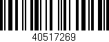 Código de barras (EAN, GTIN, SKU, ISBN): '40517269'