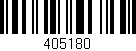 Código de barras (EAN, GTIN, SKU, ISBN): '405180'