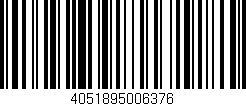 Código de barras (EAN, GTIN, SKU, ISBN): '4051895006376'