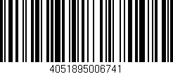Código de barras (EAN, GTIN, SKU, ISBN): '4051895006741'