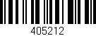 Código de barras (EAN, GTIN, SKU, ISBN): '405212'