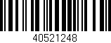 Código de barras (EAN, GTIN, SKU, ISBN): '40521248'