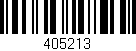 Código de barras (EAN, GTIN, SKU, ISBN): '405213'