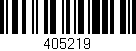 Código de barras (EAN, GTIN, SKU, ISBN): '405219'