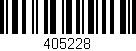 Código de barras (EAN, GTIN, SKU, ISBN): '405228'
