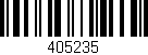 Código de barras (EAN, GTIN, SKU, ISBN): '405235'