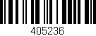 Código de barras (EAN, GTIN, SKU, ISBN): '405236'