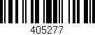 Código de barras (EAN, GTIN, SKU, ISBN): '405277'