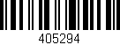 Código de barras (EAN, GTIN, SKU, ISBN): '405294'
