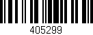 Código de barras (EAN, GTIN, SKU, ISBN): '405299'
