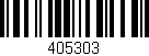 Código de barras (EAN, GTIN, SKU, ISBN): '405303'