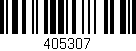 Código de barras (EAN, GTIN, SKU, ISBN): '405307'