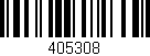 Código de barras (EAN, GTIN, SKU, ISBN): '405308'