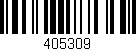 Código de barras (EAN, GTIN, SKU, ISBN): '405309'