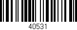 Código de barras (EAN, GTIN, SKU, ISBN): '40531'