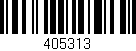 Código de barras (EAN, GTIN, SKU, ISBN): '405313'