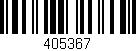 Código de barras (EAN, GTIN, SKU, ISBN): '405367'