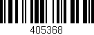 Código de barras (EAN, GTIN, SKU, ISBN): '405368'