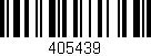 Código de barras (EAN, GTIN, SKU, ISBN): '405439'