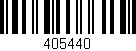 Código de barras (EAN, GTIN, SKU, ISBN): '405440'