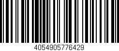 Código de barras (EAN, GTIN, SKU, ISBN): '4054905776429'
