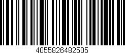 Código de barras (EAN, GTIN, SKU, ISBN): '4055826482505'