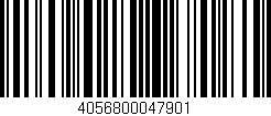 Código de barras (EAN, GTIN, SKU, ISBN): '4056800047901'