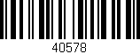 Código de barras (EAN, GTIN, SKU, ISBN): '40578'