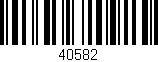 Código de barras (EAN, GTIN, SKU, ISBN): '40582'
