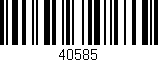 Código de barras (EAN, GTIN, SKU, ISBN): '40585'