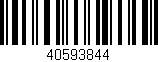Código de barras (EAN, GTIN, SKU, ISBN): '40593844'