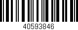 Código de barras (EAN, GTIN, SKU, ISBN): '40593846'