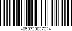 Código de barras (EAN, GTIN, SKU, ISBN): '4059729037374'
