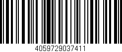 Código de barras (EAN, GTIN, SKU, ISBN): '4059729037411'