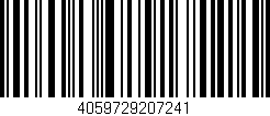 Código de barras (EAN, GTIN, SKU, ISBN): '4059729207241'