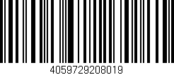 Código de barras (EAN, GTIN, SKU, ISBN): '4059729208019'