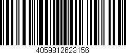 Código de barras (EAN, GTIN, SKU, ISBN): '4059812623156'