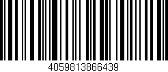 Código de barras (EAN, GTIN, SKU, ISBN): '4059813866439'