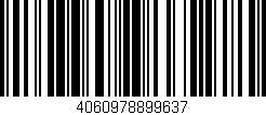 Código de barras (EAN, GTIN, SKU, ISBN): '4060978899637'