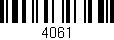 Código de barras (EAN, GTIN, SKU, ISBN): '4061'