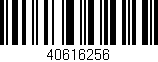 Código de barras (EAN, GTIN, SKU, ISBN): '40616256'