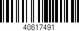 Código de barras (EAN, GTIN, SKU, ISBN): '40617491'