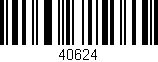 Código de barras (EAN, GTIN, SKU, ISBN): '40624'