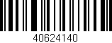 Código de barras (EAN, GTIN, SKU, ISBN): '40624140'
